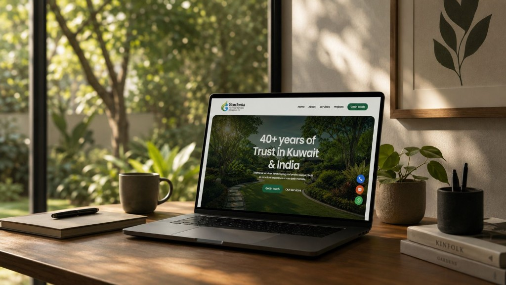 Gardenia website and brand work