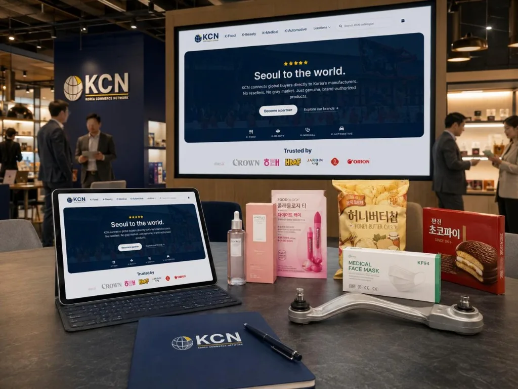 KCN · Seoul, South Korea project mockup